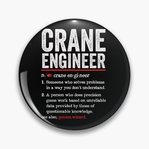 Item preview, Crane Engineer Funny Definition -Crane Engineer Gift - Crane Operator designed and sold by Adexyl.