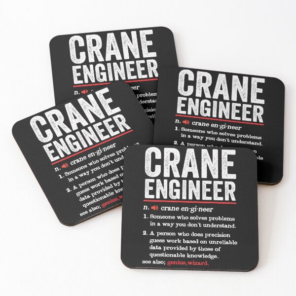 Item preview, Crane Engineer Funny Definition -Crane Engineer Gift - Crane Operator designed and sold by Adexyl.