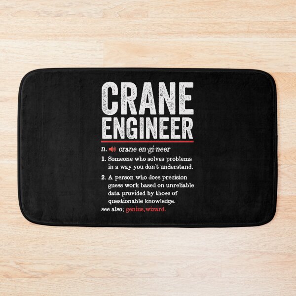Item preview, Crane Engineer Funny Definition -Crane Engineer Gift - Crane Operator designed and sold by Adexyl.