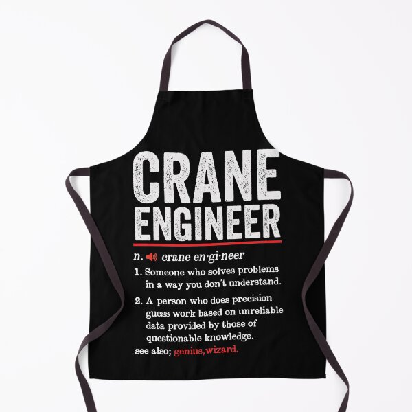 Item preview, Crane Engineer Funny Definition -Crane Engineer Gift - Crane Operator designed and sold by Adexyl.
