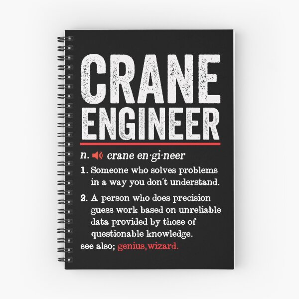 Item preview, Crane Engineer Funny Definition -Crane Engineer Gift - Crane Operator designed and sold by Adexyl.