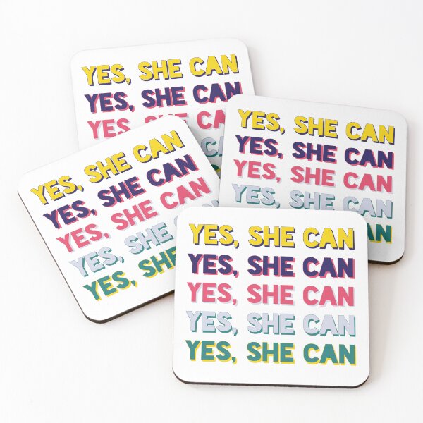 Item preview, Yes She can - colorful calligraphy - Women's  day  designed and sold by SaraDarwish.