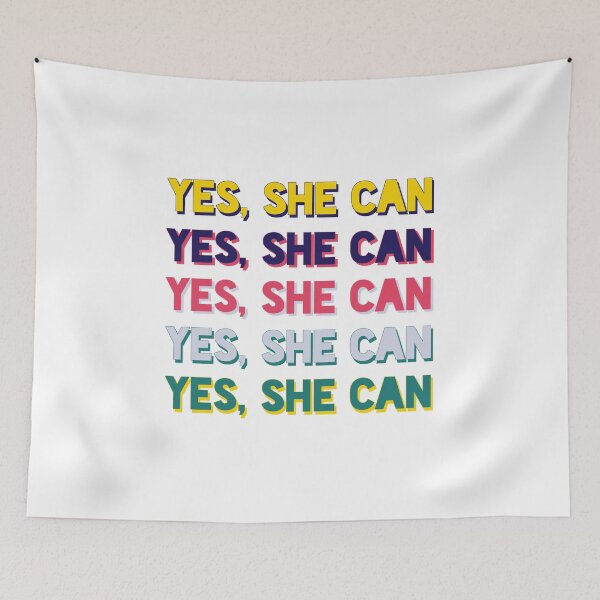 Item preview, Yes She can - colorful calligraphy - Women's  day  designed and sold by SaraDarwish.