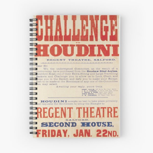 Item preview, Houdini Poster - Vintage Art designed and sold by RickE.