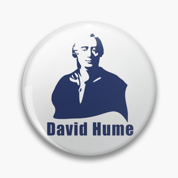 Item preview, David Hume Blue Illustration  designed and sold by PhilosophyWear.