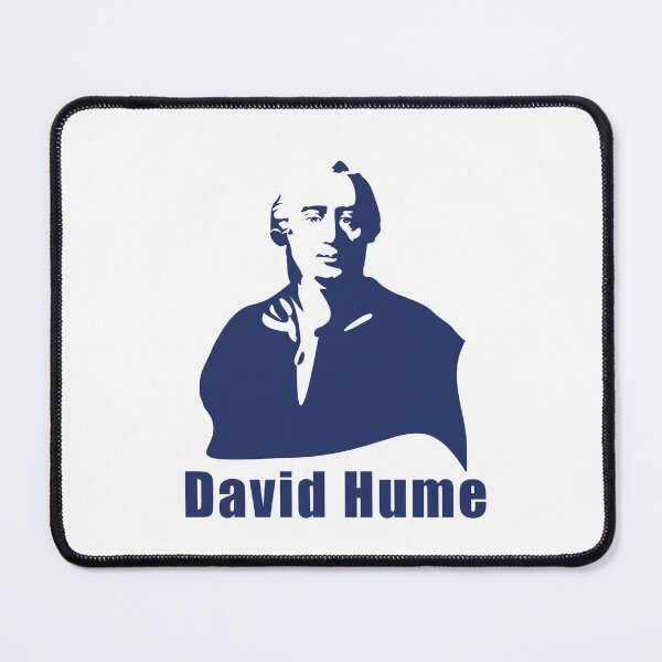 Item preview, David Hume Blue Illustration designed and sold by PhilosophyWear.