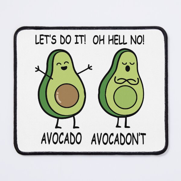 Item preview, Funny Cute Avocado - Avocadon't  designed and sold by wtfbba.