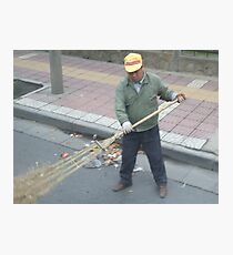 Street Sweeper Photographic Print