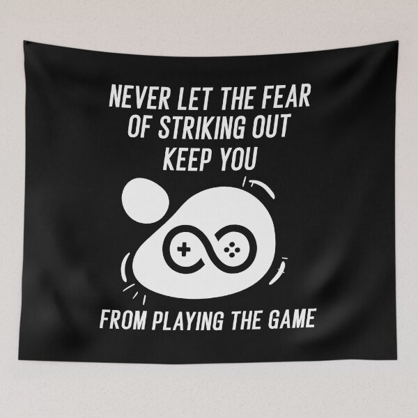 Item preview, never let the fear of striking out keep you from playing the game designed and sold by artMechbal.