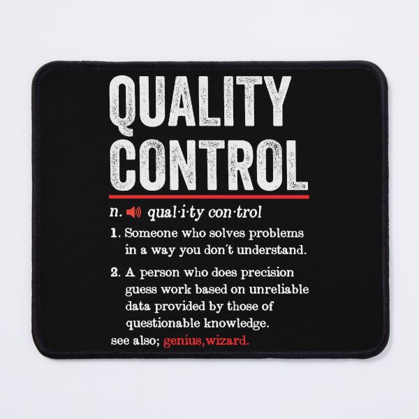 Item preview, Quality Control Funny Definition: Quality Control Gift - Quality Assurance Manager designed and sold by Adexyl.