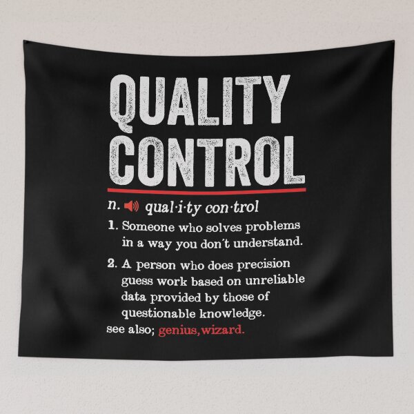 Item preview, Quality Control Funny Definition: Quality Control Gift - Quality Assurance Manager designed and sold by Adexyl.