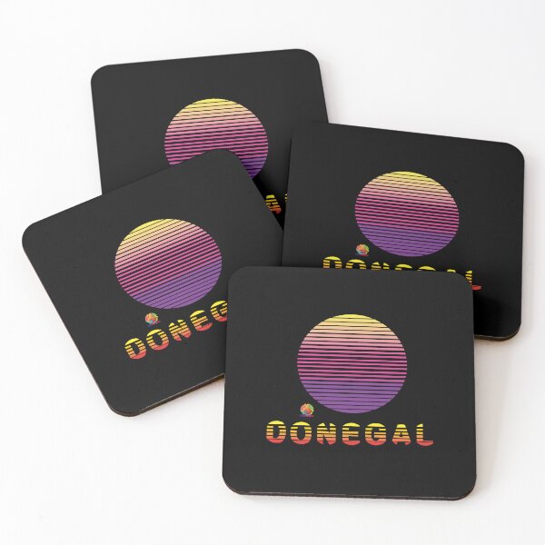Item preview, Donegal Irlanda Retro Tropical Atardecer 7 designed and sold by OliDesigns.