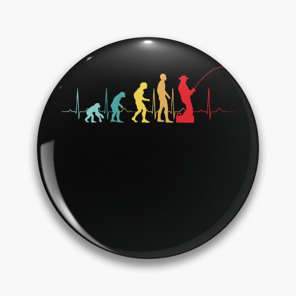 Item preview, Evolution of Fishing Vintage Heartbeat designed and sold by UniqueBPresent.