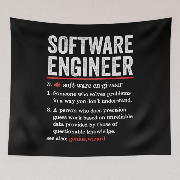 Item preview, Software Engineer Funny Definition: Software Engineer Gift - Computer Programmer Coder designed and sold by Adexyl.