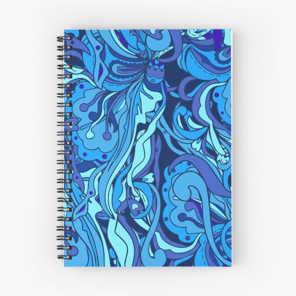 Item preview, Blue Seaweed Print, Seaweed Print, Flowing Print, Pattern Prints, Floral Print designed and sold by PinHookPrincess.
