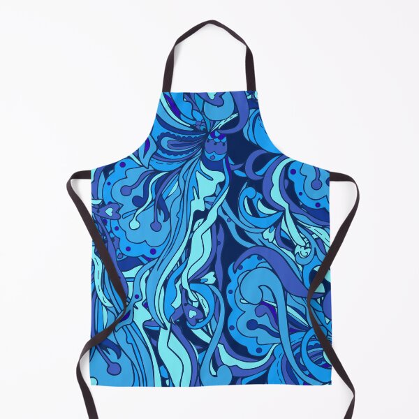 Item preview, Blue Seaweed Print, Seaweed Print, Flowing Print, Pattern Prints, Floral Print designed and sold by PinHookPrincess.