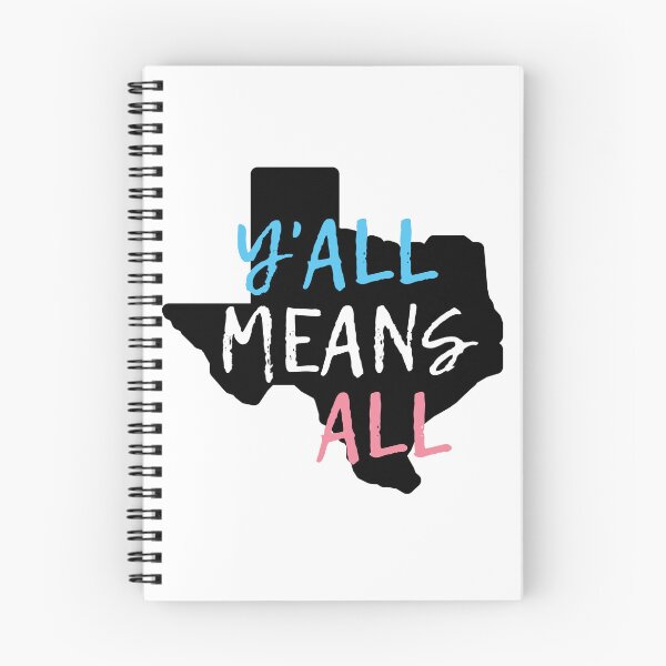 Item preview, Y'all Means All Trans Texas. Transgender Pride designed and sold by Subtle Pride Shop.
