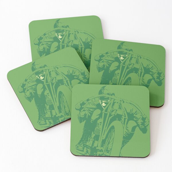 Item preview, Board Track Racer 5 Green Background designed and sold by Saddle Bums.