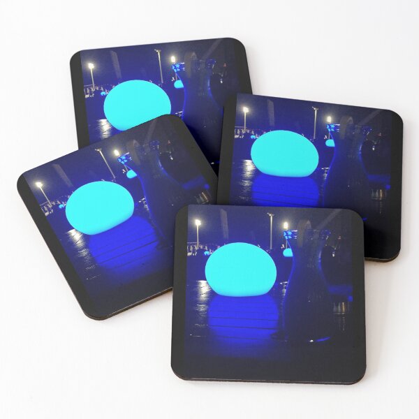 Item preview, Blue Night Lamp - Light Reflection designed and sold by Hana Moon.