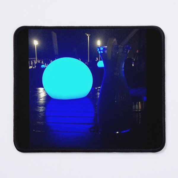 Item preview, Blue Night Lamp - Light Reflection designed and sold by Hana Moon.
