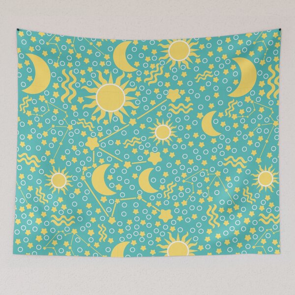 Item preview, Aquarius Sign Pattern Design designed and sold by racharanha.