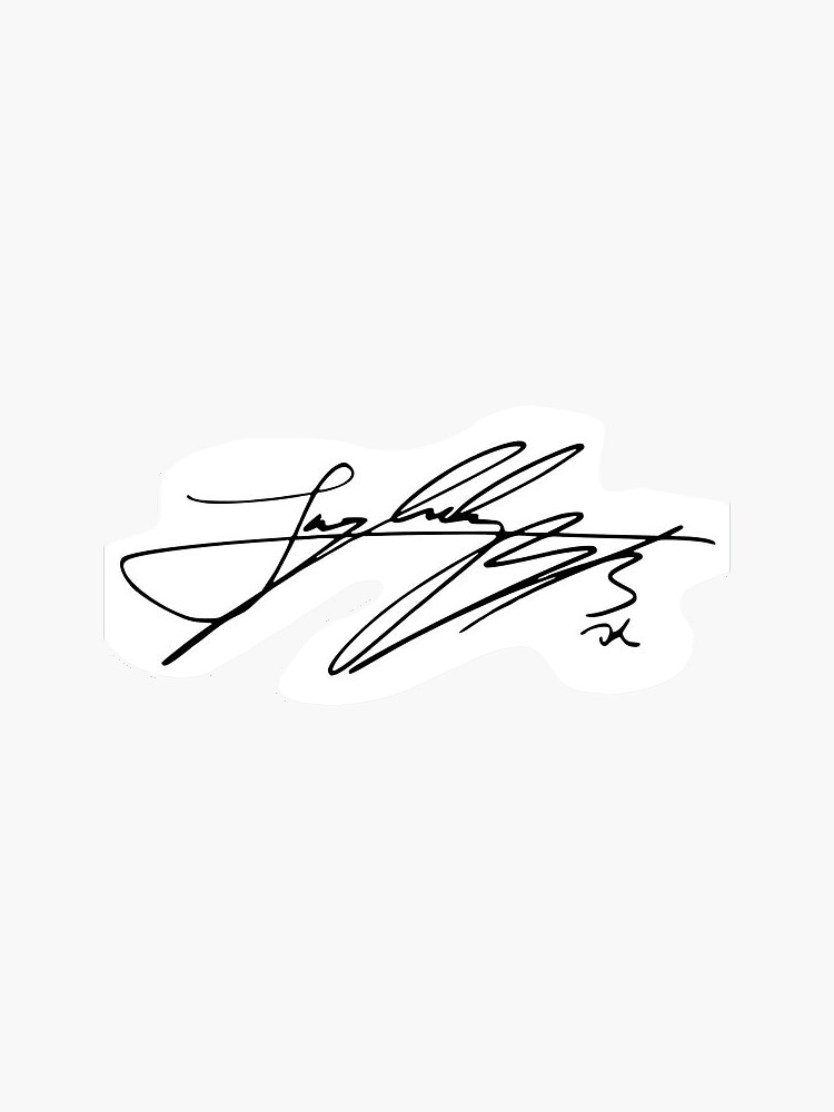 bts jungkook signature