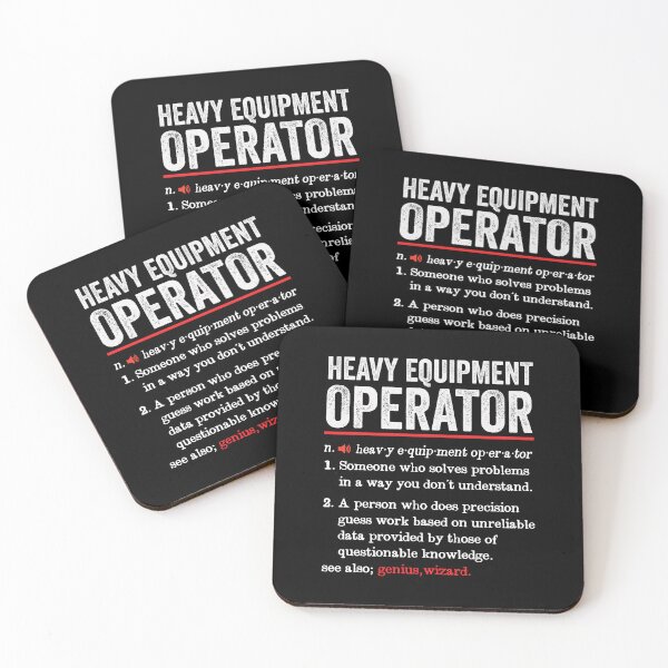 Item preview, Heavy Equipment Operator Funny Definition: Operator Gift - Machinist Heavy Duty Machine Operator designed and sold by Adexyl.