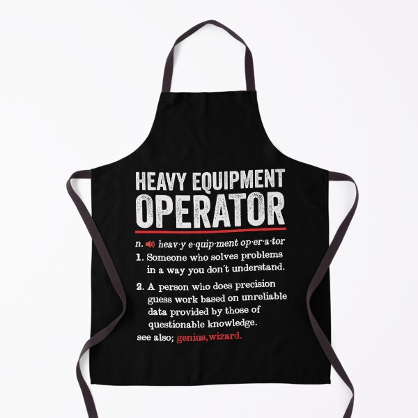 Item preview, Heavy Equipment Operator Funny Definition: Operator Gift - Machinist Heavy Duty Machine Operator designed and sold by Adexyl.