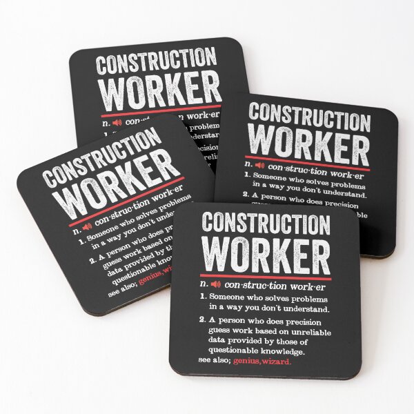 Item preview, Construction Worker Funny Definition: Laborer Gift - Builder Construction Worker designed and sold by Adexyl.