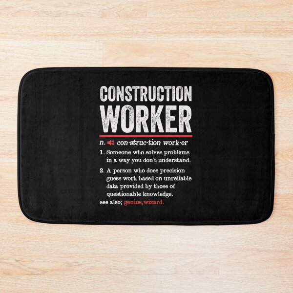 Item preview, Construction Worker Funny Definition: Laborer Gift - Builder Construction Worker designed and sold by Adexyl.