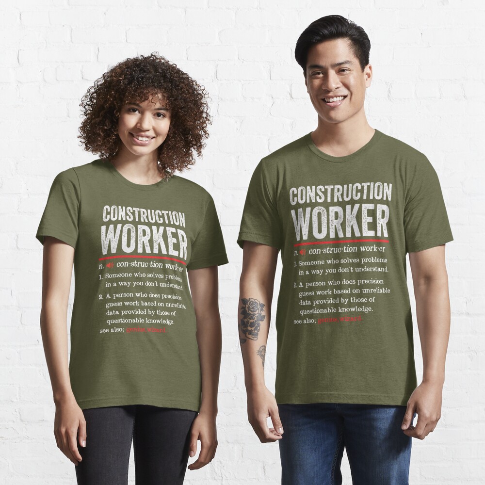 【NEW人気】CONSTORUCTION WORKER T-shirts/L トップス