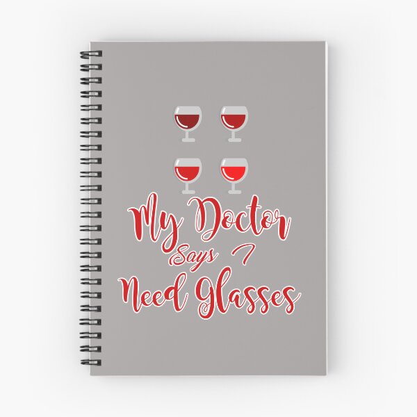 Artikelvorschau, Mein Arzt sagt, ich brauche Gläser Weingläser Design entworfen und verkauft von Angela Mello.
