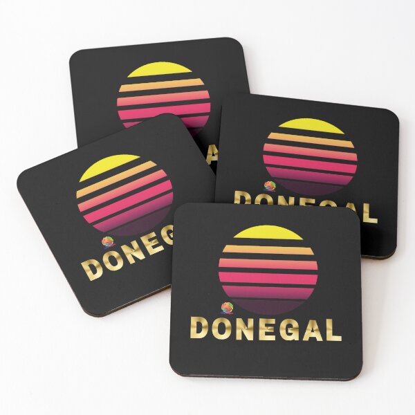 Item preview, Donegal Irlanda Retro Tropical Atardecer 9 designed and sold by OliDesigns.