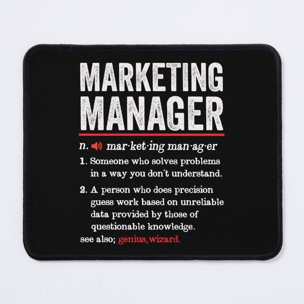 Item preview, Marketing Manager Funny Definition: Marketing Manager Gift - Marketer - Marketing Manager designed and sold by Adexyl.