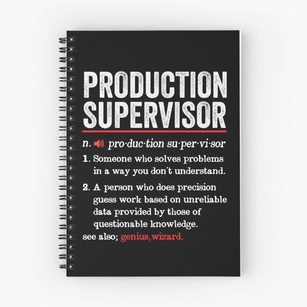 Item preview, Production Supervisor Funny Definition: Production Manager Gift - Production Supervisor designed and sold by Adexyl.