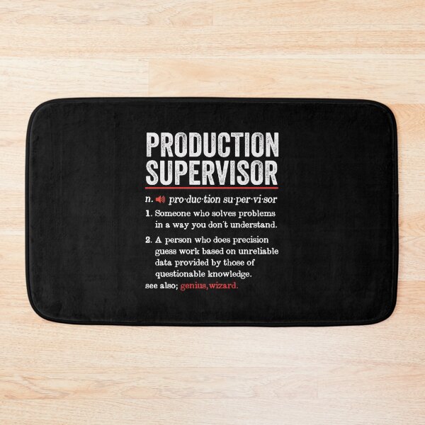 Item preview, Production Supervisor Funny Definition: Production Manager Gift - Production Supervisor designed and sold by Adexyl.