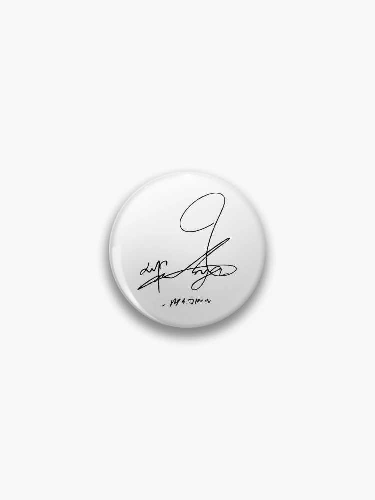 bts jimin signature