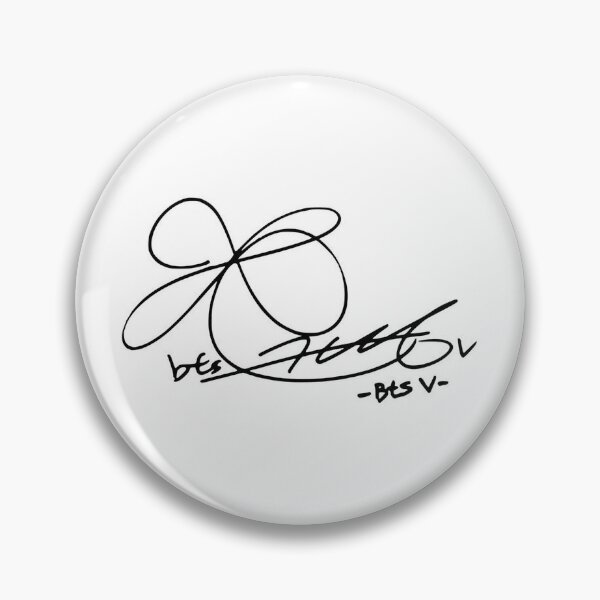 Item preview, bts taehyung signature  designed and sold by Lunarxci.