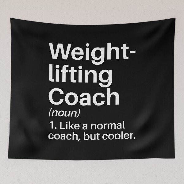 Item preview, Weightlifting Coach Funny Definition: Weightlifting Coach Gift - Fitness Gym Instructor designed and sold by Adexyl.