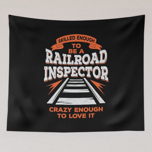 Item preview, Funny Track Railroad Inspector Gift designed and sold by Marcid95.