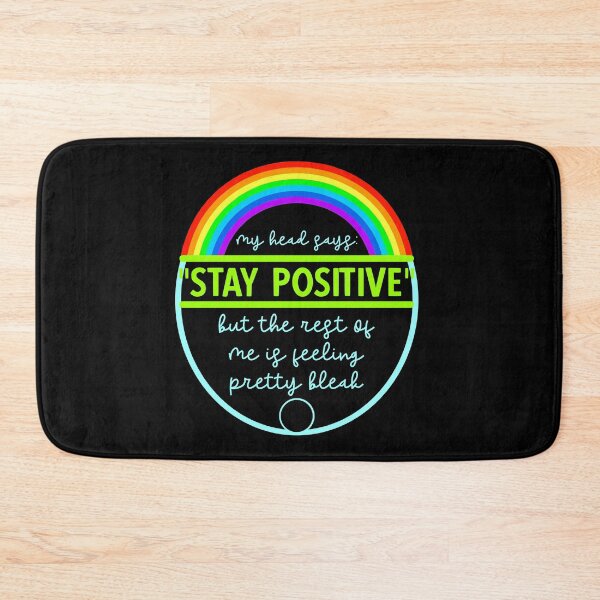 Item preview, stay positive  designed and sold by sandpiperstudio.