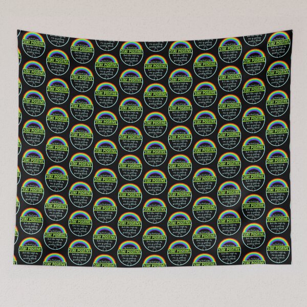 Item preview, stay positive  designed and sold by sandpiperstudio.