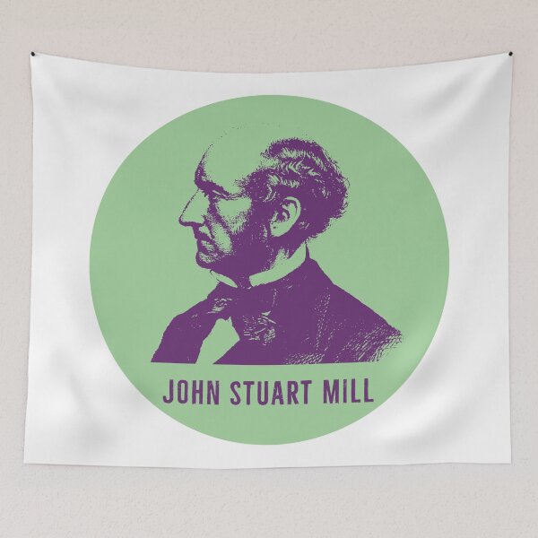 Item preview, John Stuart Mill Classical Philosopher  designed and sold by PhilosophyWear.