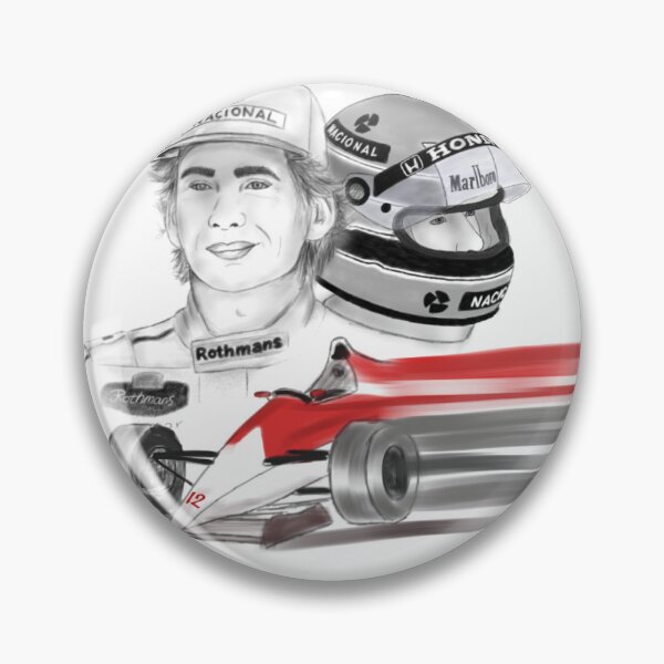 Item preview, ayrton senna art designed and sold by ETstickerz.