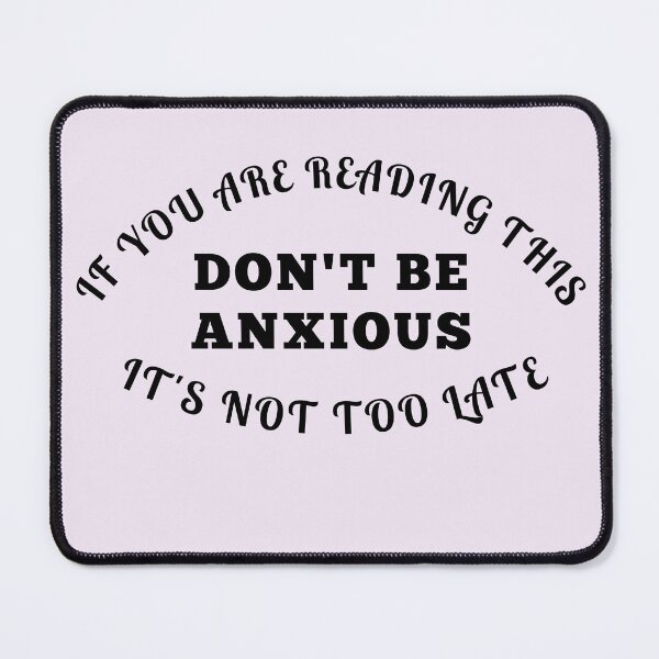 Item preview, NO TO ANXIETY designed and sold by Believer's  Hub.