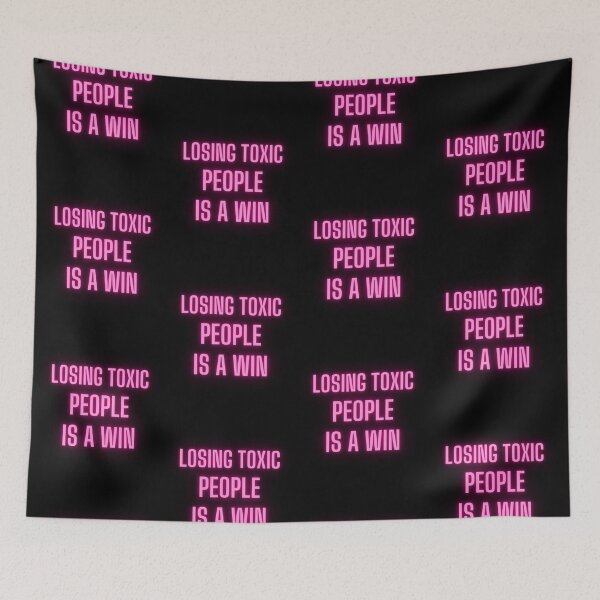 Item preview, Toxic People Funny Quote designed and sold by beunique5.
