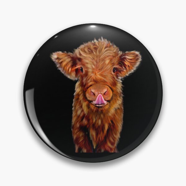 Item preview, Baby Highland Cow Drawing Scottish We Coo designed and sold by iPOPit.