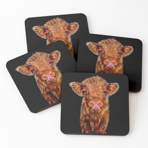 Item preview, Baby Highland Cow Drawing Scottish We Coo designed and sold by iPOPit.