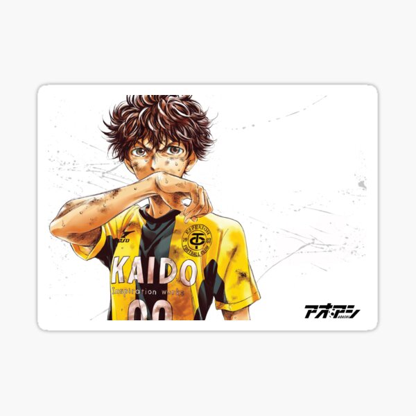 aoashi-aoi ashito // anime aoashi-AO ASHI team Sticker for Sale by  azzeddine