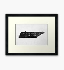 Ten I See Framed Print